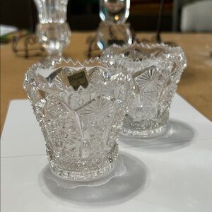 Imperial Crystal Toothpick Holders